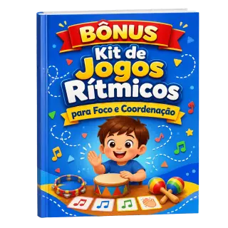 Kit de Jogos Rítmicos para Foco e Coordenação